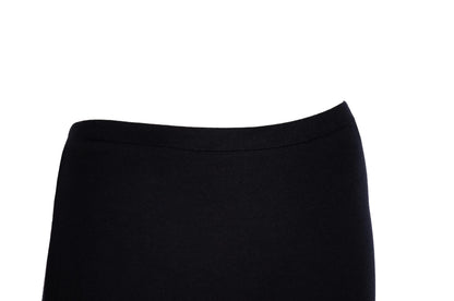 Helmut Lang black jersey skirt with side slit / Made in the USA