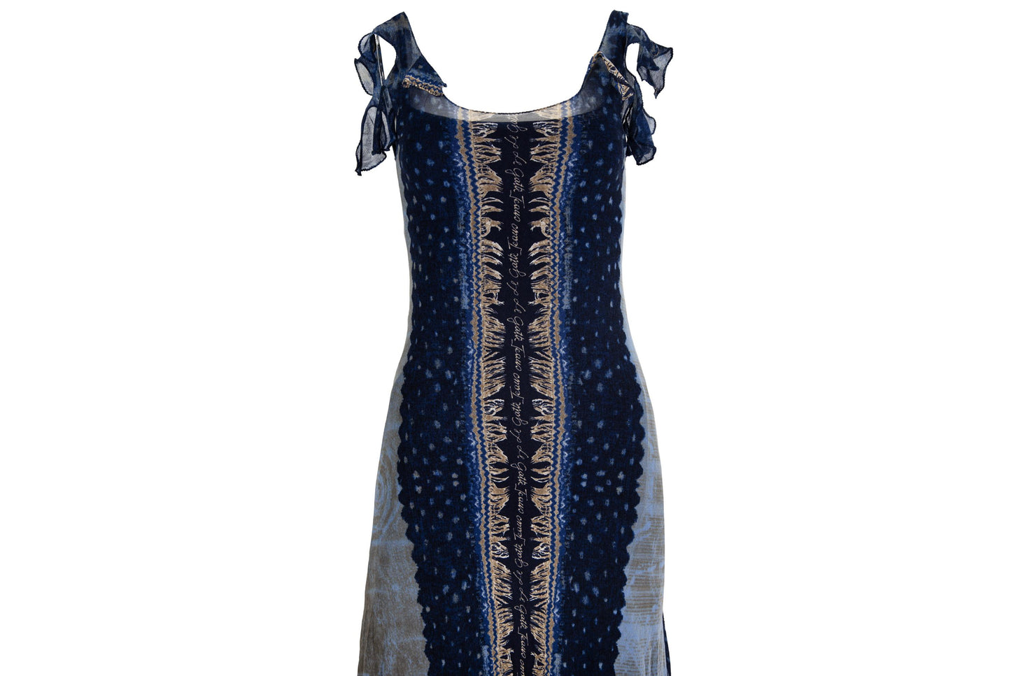90s Italian brand mesh maxi dress / Made in Italy