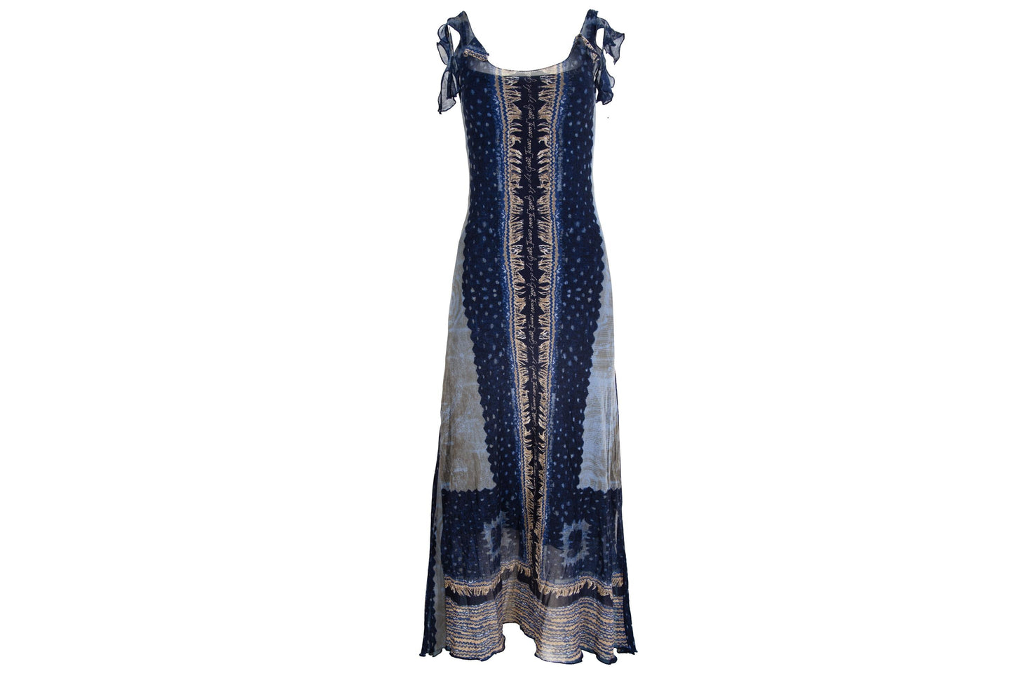 90s Italian brand mesh maxi dress / Made in Italy