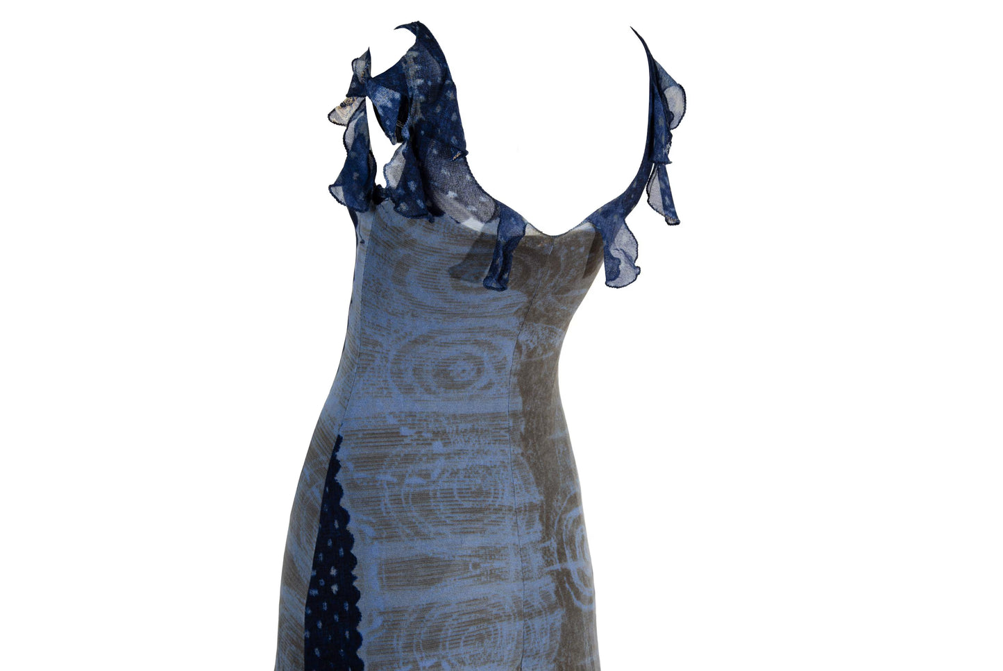 90s Italian brand mesh maxi dress / Made in Italy