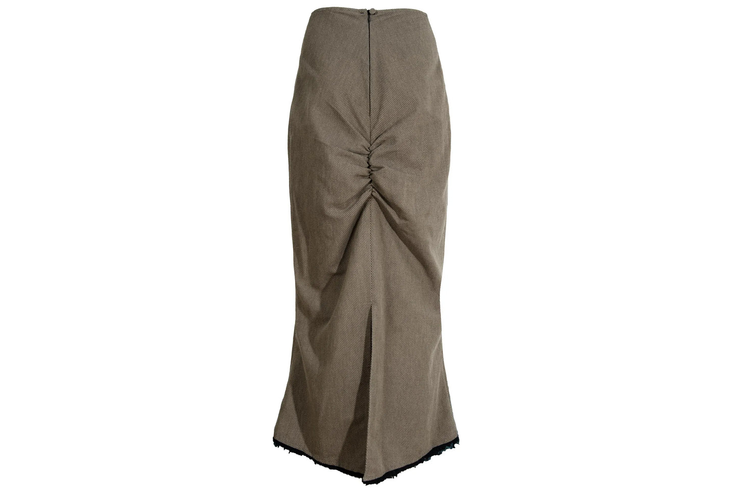 Vintage Kaat Tilley ruched back mermaid skirt / Made in Belgium