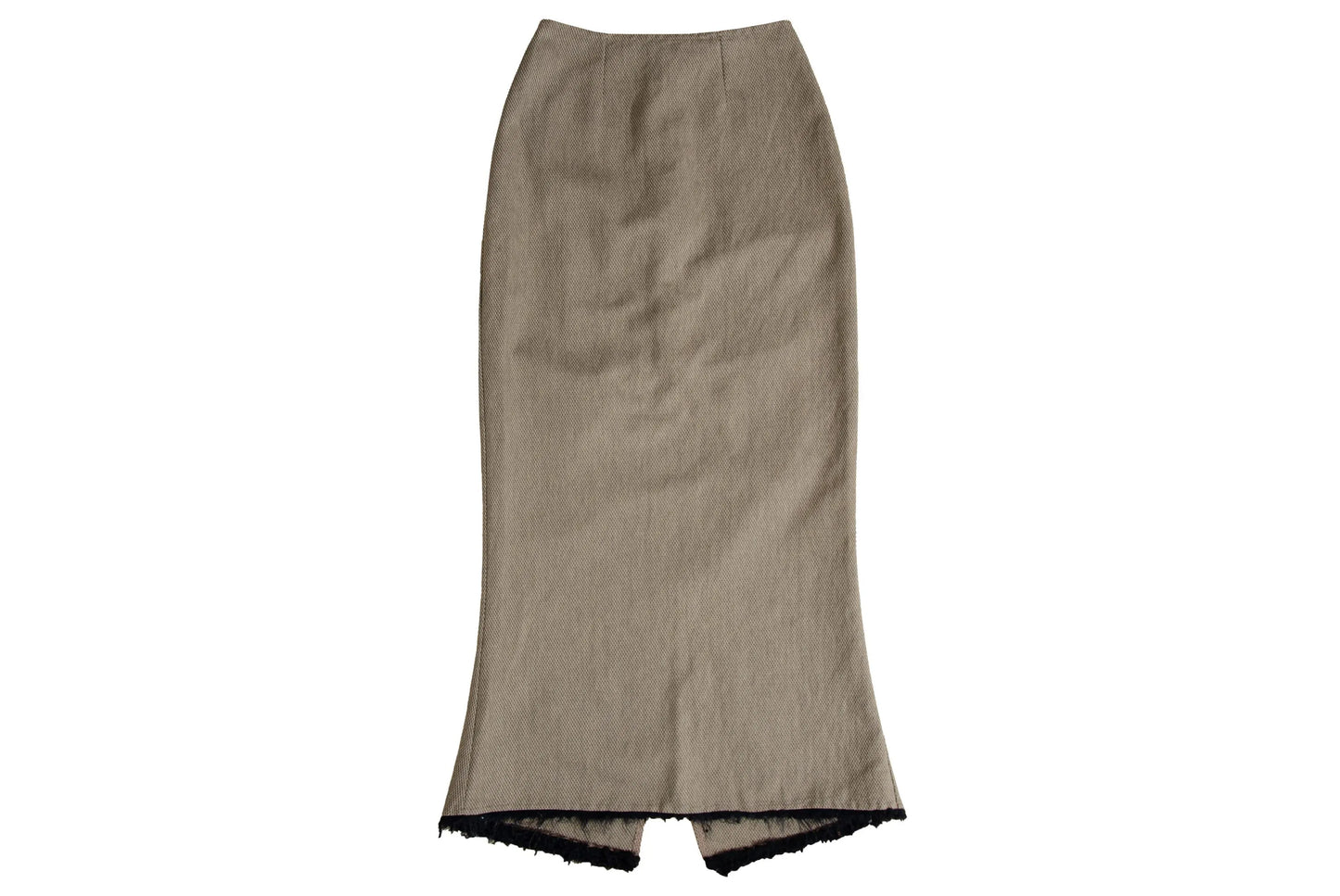 Vintage Kaat Tilley ruched back mermaid skirt / Made in Belgium