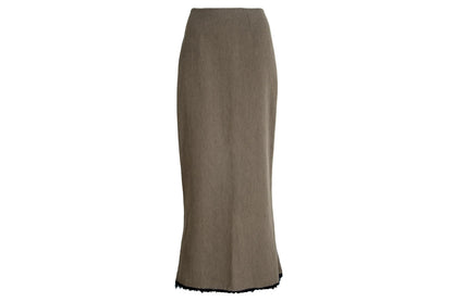 Vintage Kaat Tilley ruched back mermaid skirt / Made in Belgium