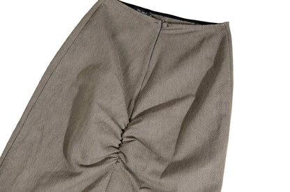 Vintage Kaat Tilley ruched back mermaid skirt / Made in Belgium