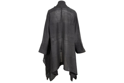 Vintage Akihiko Izukura 100% silk handowen kimono style cardigan / Made in Japan