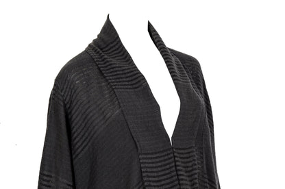 Vintage Akihiko Izukura 100% silk handowen kimono style cardigan / Made in Japan