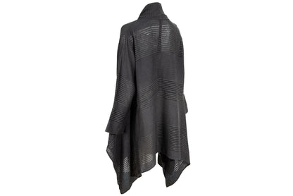 Vintage Akihiko Izukura 100% silk handowen kimono style cardigan / Made in Japan
