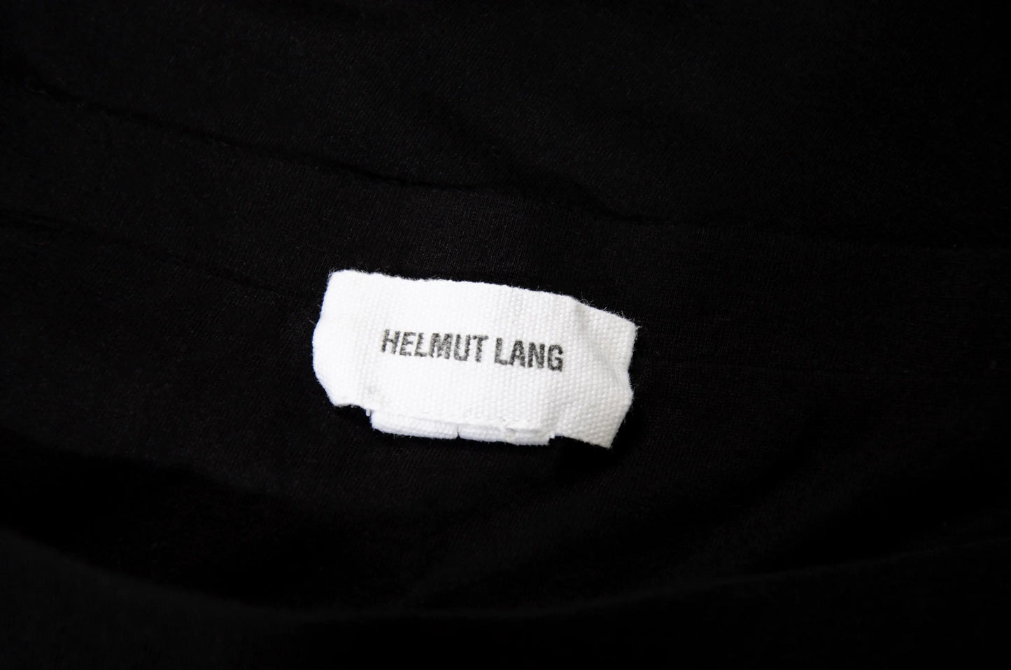 Helmut Lang black jersey skirt with side slit / Made in the USA