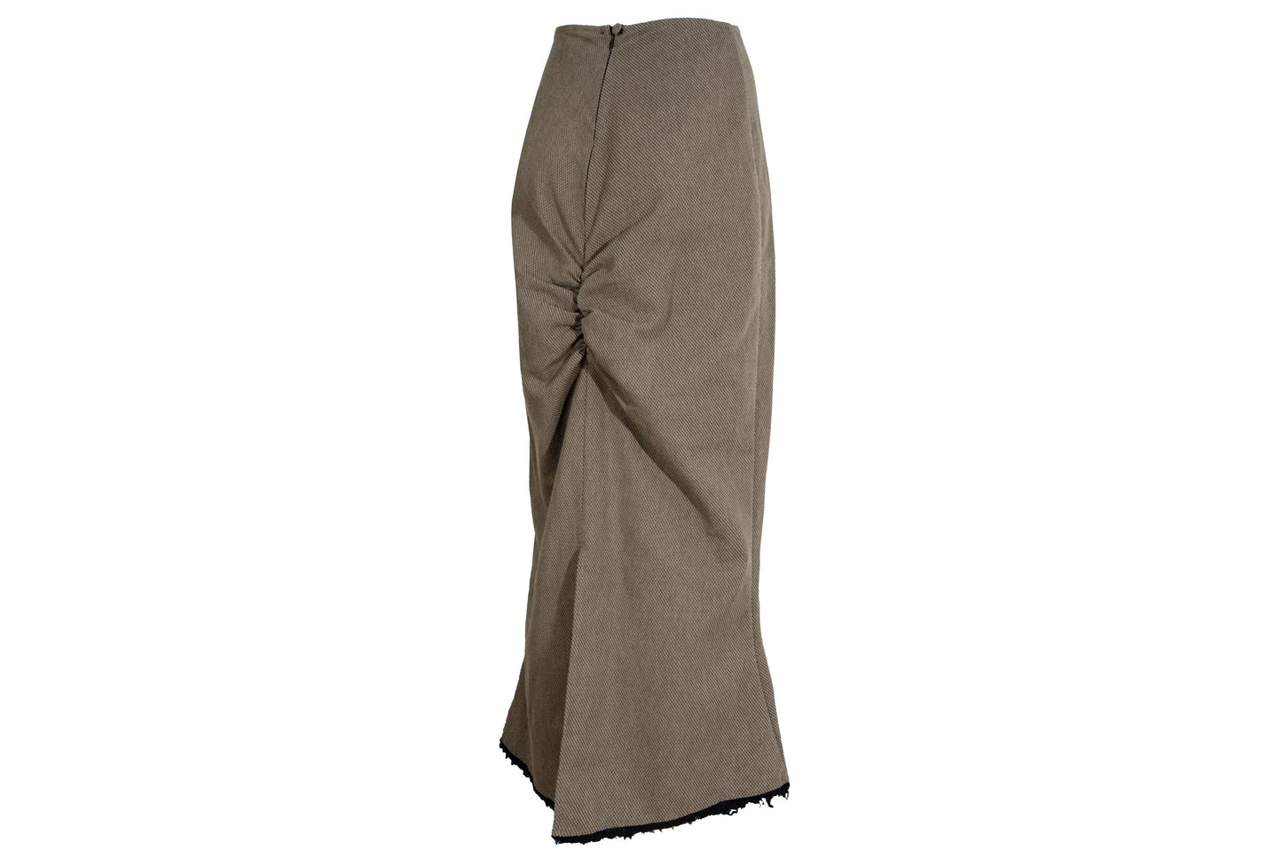 Vintage Kaat Tilley ruched back mermaid skirt / Made in Belgium