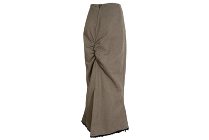 Vintage Kaat Tilley ruched back mermaid skirt / Made in Belgium