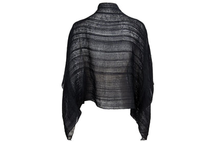 Akihiko Izukura Woven Silk Poncho / Handwoven Japanese Designer Piece / 100% Silk