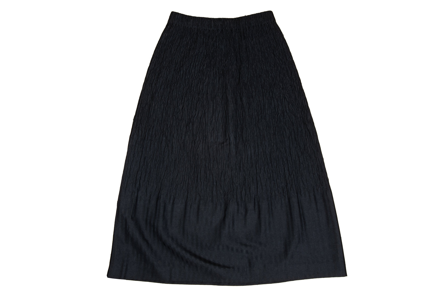 Vintage Akihiko Izukura silk permanent pleats shirt and skirt two piece set