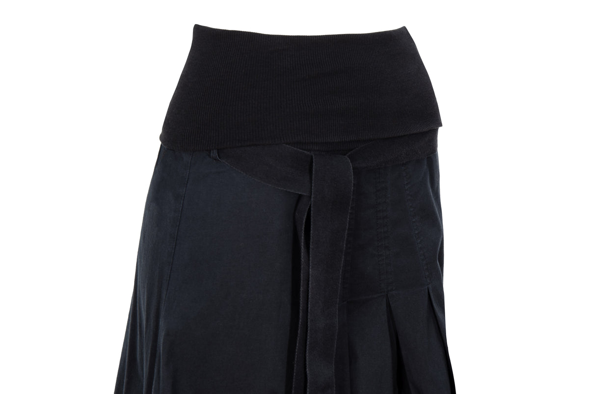 2000s Cop Copine convertible black low crotch pants or strapless jumpsuit