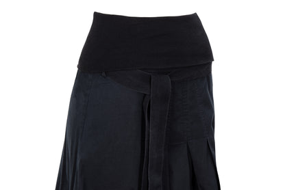 2000s Cop Copine convertible black low crotch pants or strapless jumpsuit