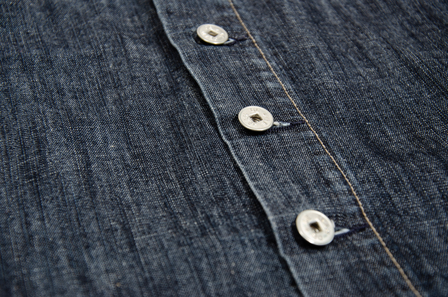 2000s Marithé + François Girbaud technical button front denim mini skirt with buckle details