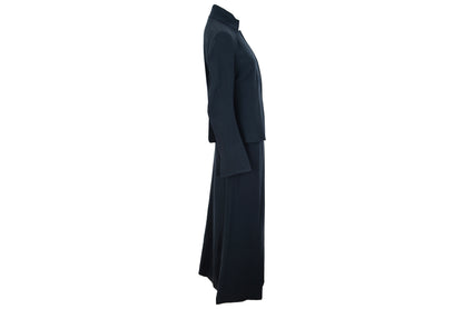 Vintage Ritsuko Shirahama minimalist avant garde 100% wool skirt suit / Made in Japan