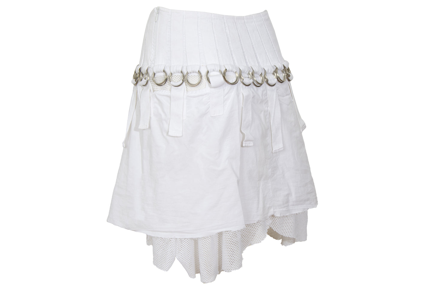 S/S 2004 Diesel StyleLab technical mini skirt with mesh lining
