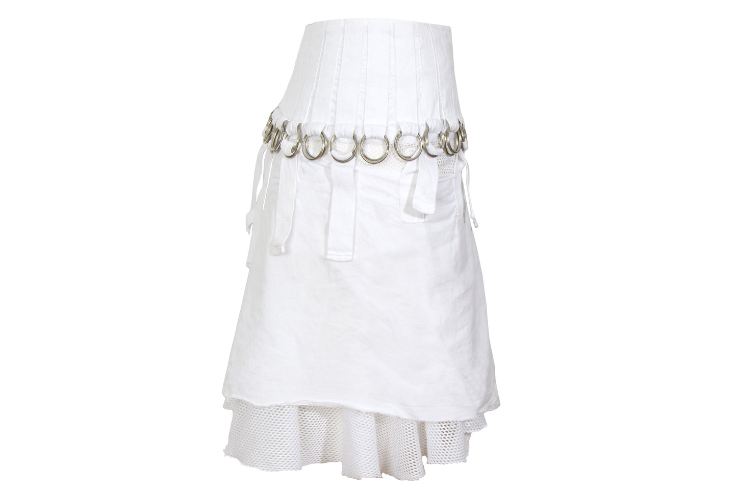 S/S 2004 Diesel StyleLab technical mini skirt with mesh lining