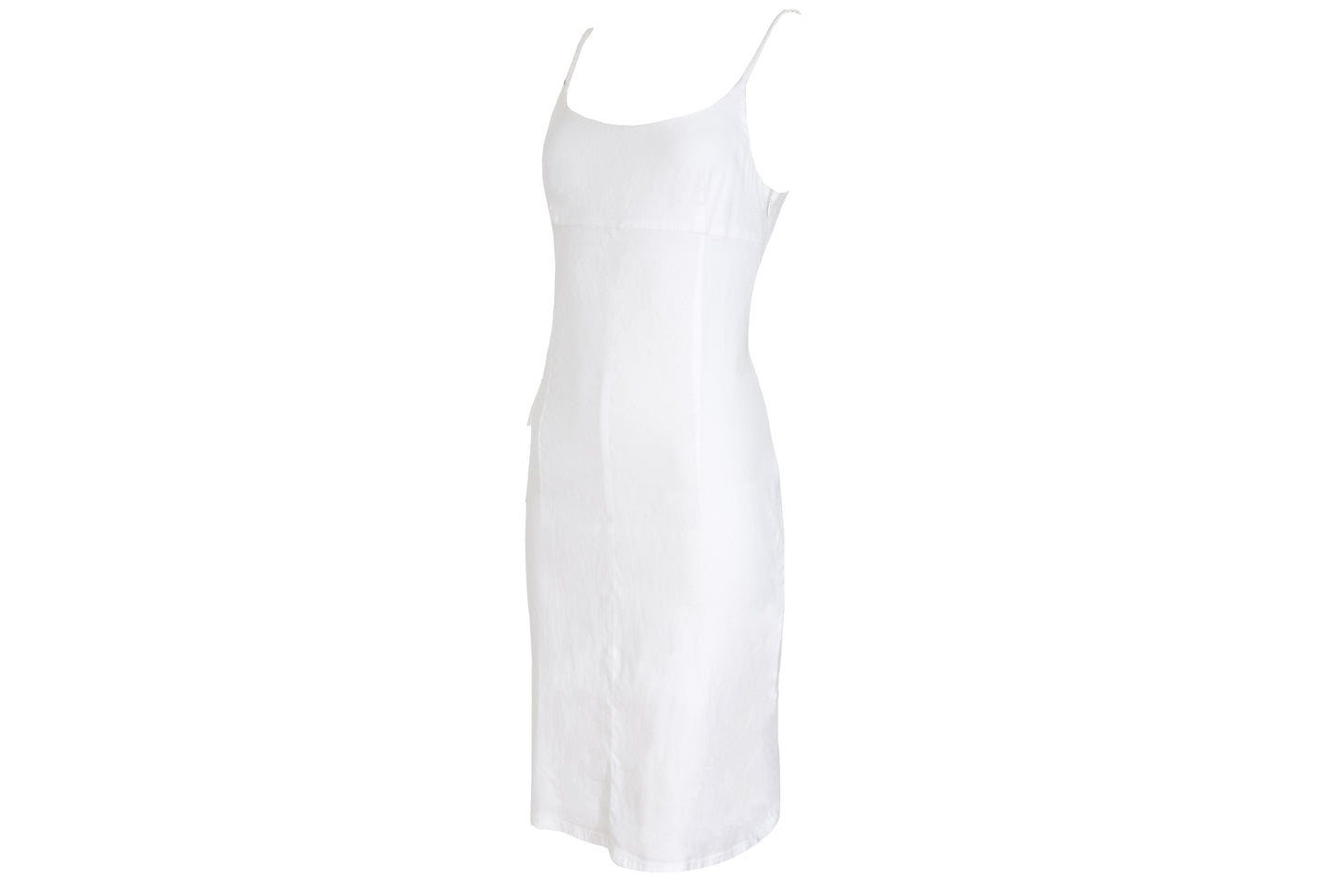 Vintage Armani Jeans linen blend utility cargo mini sleeveless dress