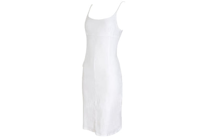 Vintage Armani Jeans linen blend utility cargo mini sleeveless dress