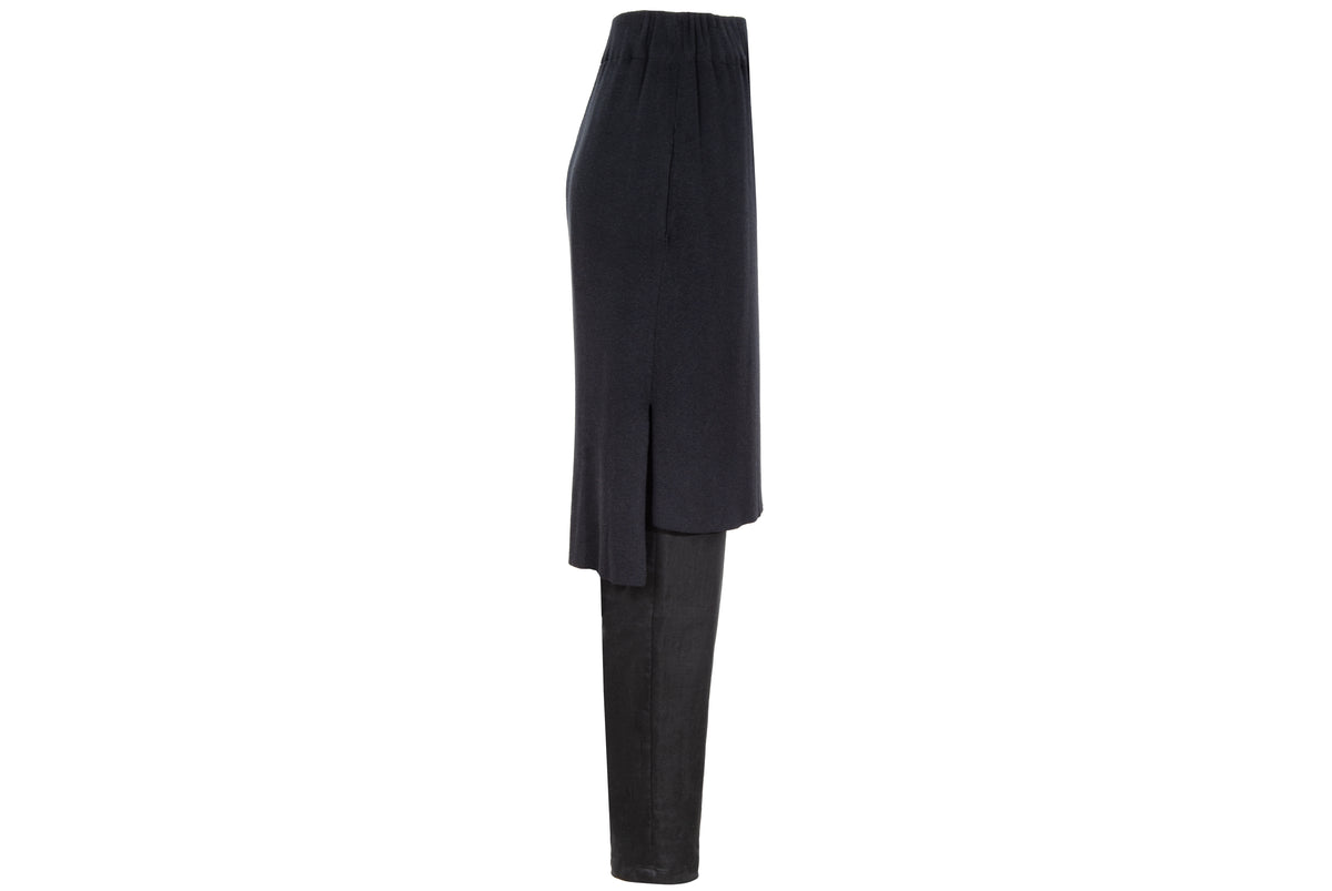 Vintage Y's by Yohji Yamamoto linen blend knit overskirt pants - Made in Japan