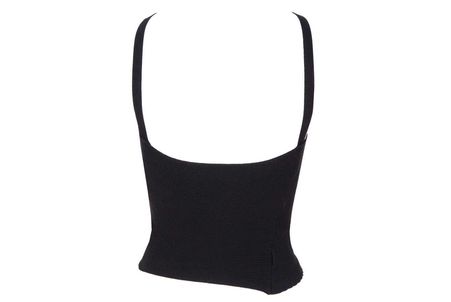Vintage Italian brand asymmetrical cut top with o-ring and cut-out details - Made in Italy