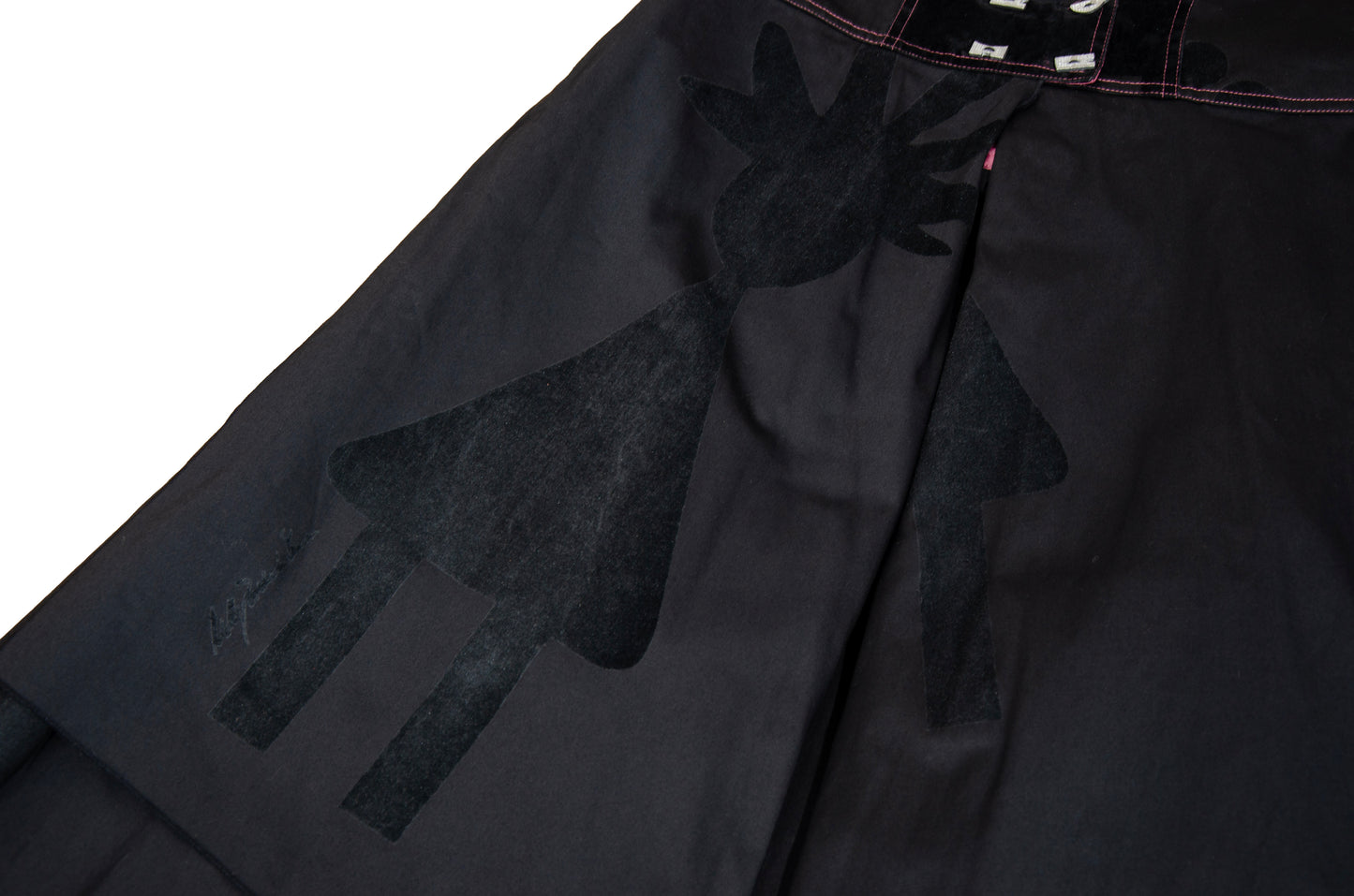 RARE Biche de Bere asymmetric top and corset skirt two piece set