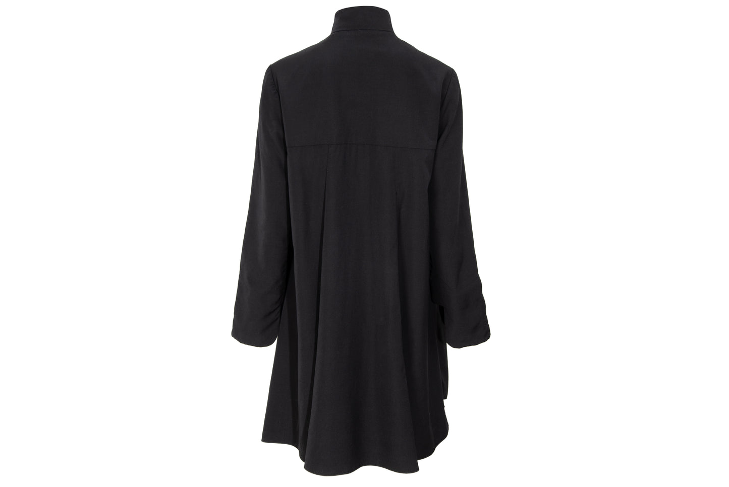 Vintage Chloé black military inspired double breasted lightweight coat - Made in France