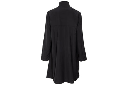 Vintage Chloé black military inspired double breasted lightweight coat - Made in France