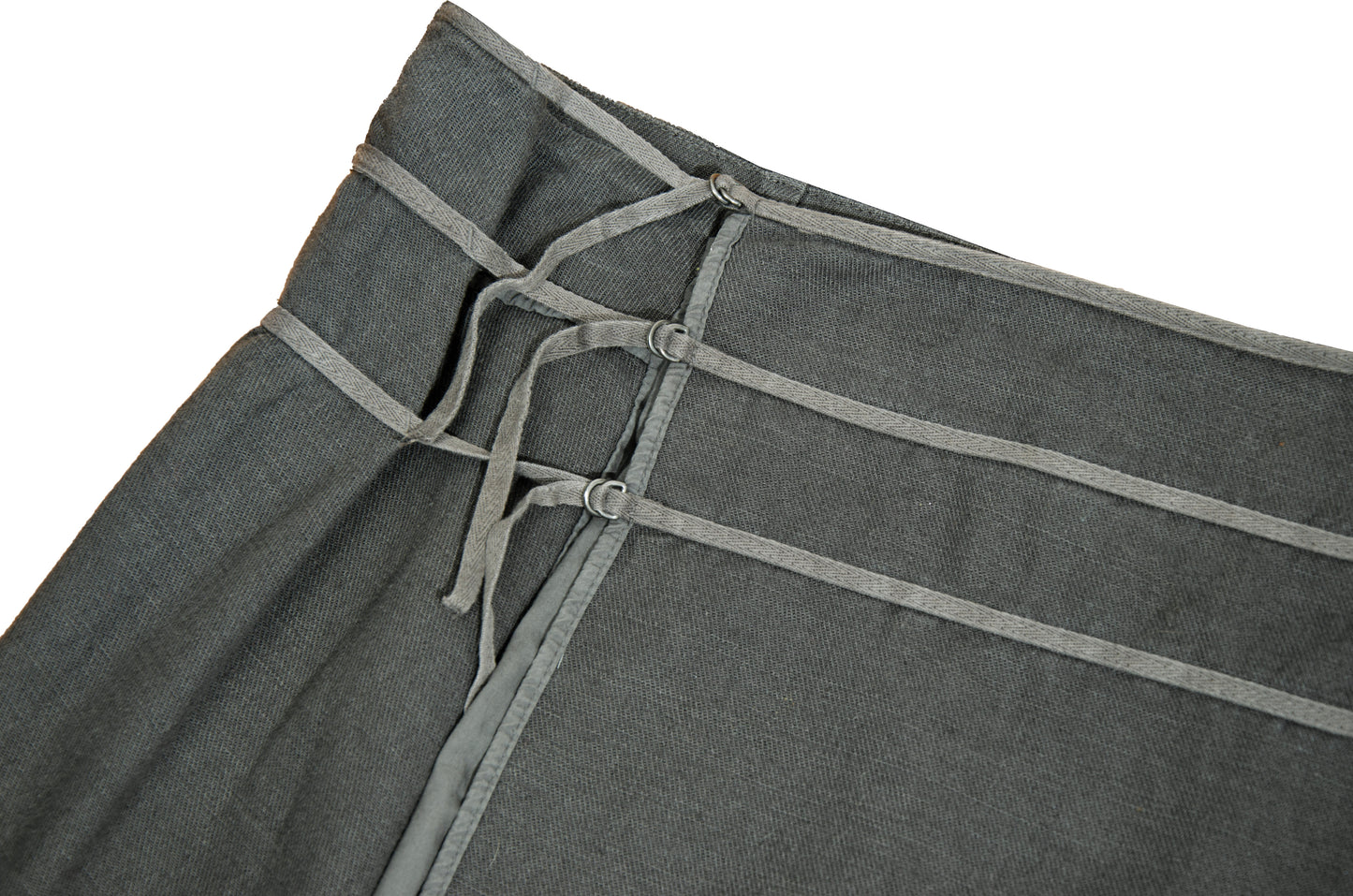 2000s Cop Copine linen and cotton blend multi-strap skirt - Size 38