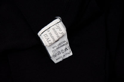 Vintage Italian brand draped asymmetrical spaghetti straps dress - Made in Italy