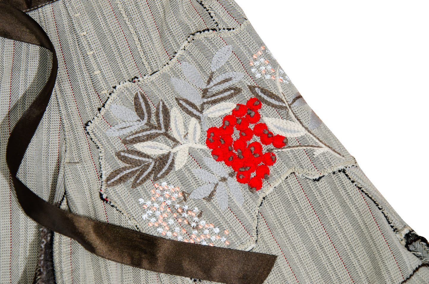 2000s Marithé + François Girbaud layered asymmetrical button front skirt - Made in Italy