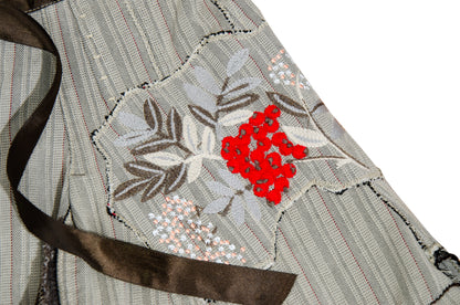 2000s Marithé + François Girbaud layered asymmetrical button front skirt - Made in Italy