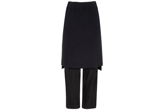 Vintage Y's by Yohji Yamamoto linen blend knit overskirt pants - Made in Japan