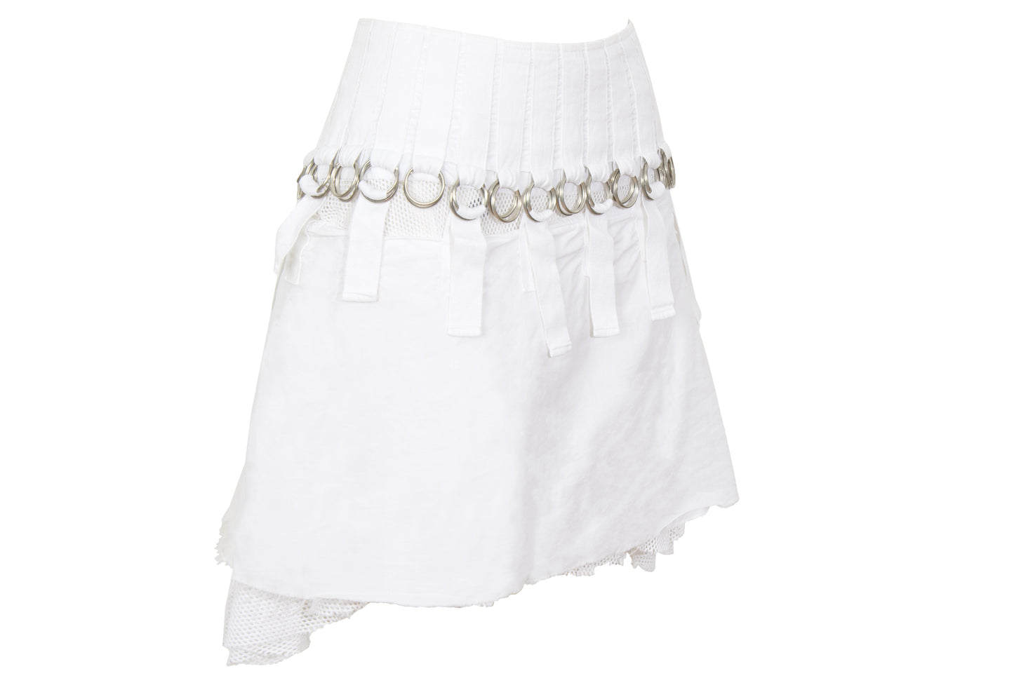 S/S 2004 Diesel StyleLab technical mini skirt with mesh lining