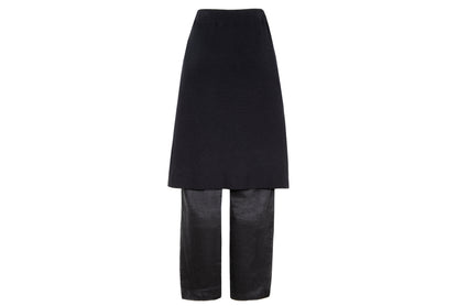 Vintage Y's by Yohji Yamamoto linen blend knit overskirt pants - Made in Japan