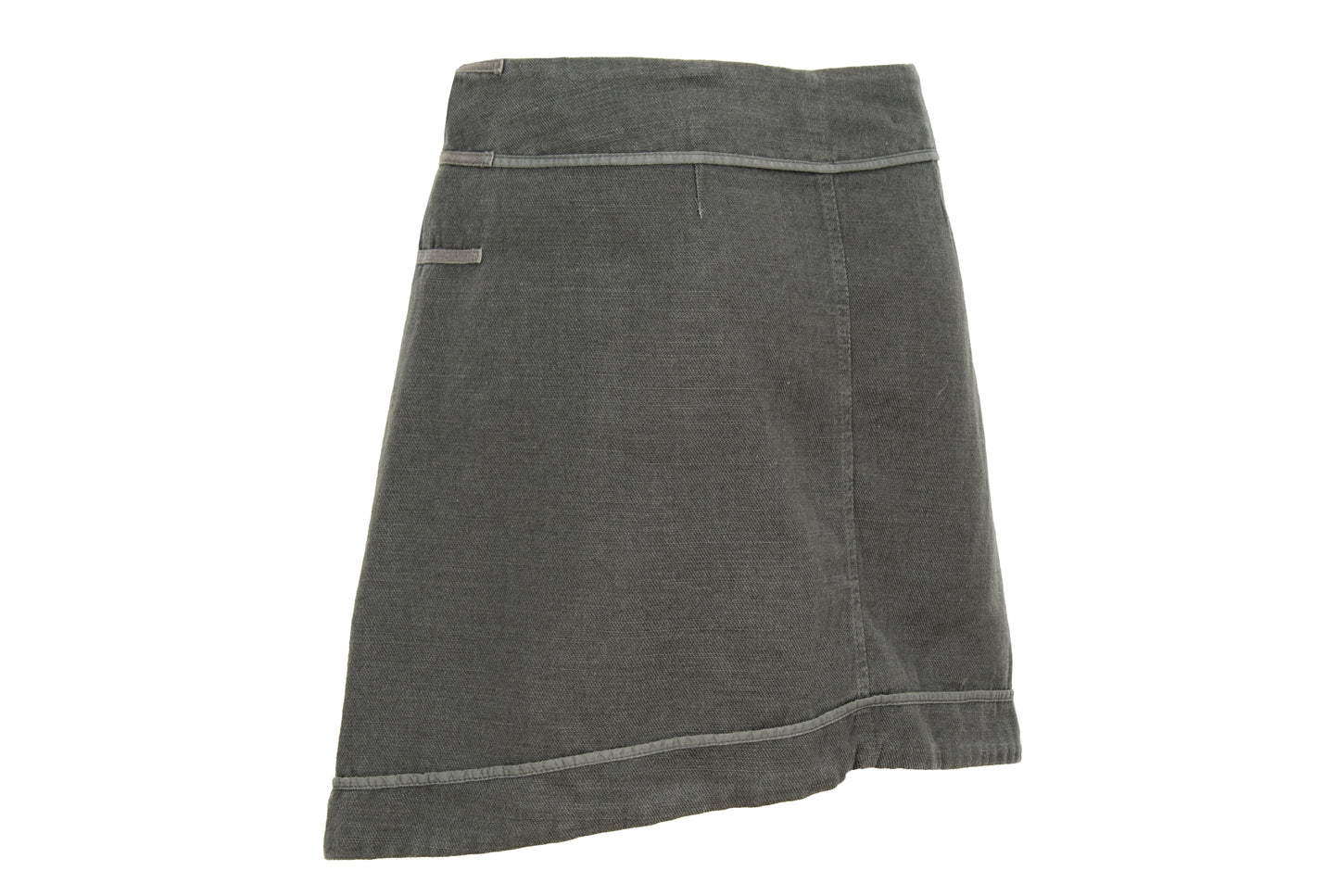 2000s Cop Copine linen and cotton blend multi-strap skirt - Size 38