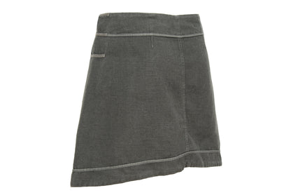 2000s Cop Copine linen and cotton blend multi-strap skirt - Size 38