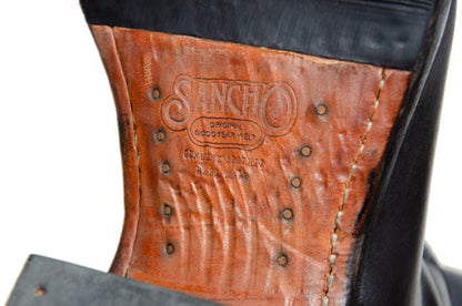 Vintage black leather Sancho Campus boots - Women's size 39