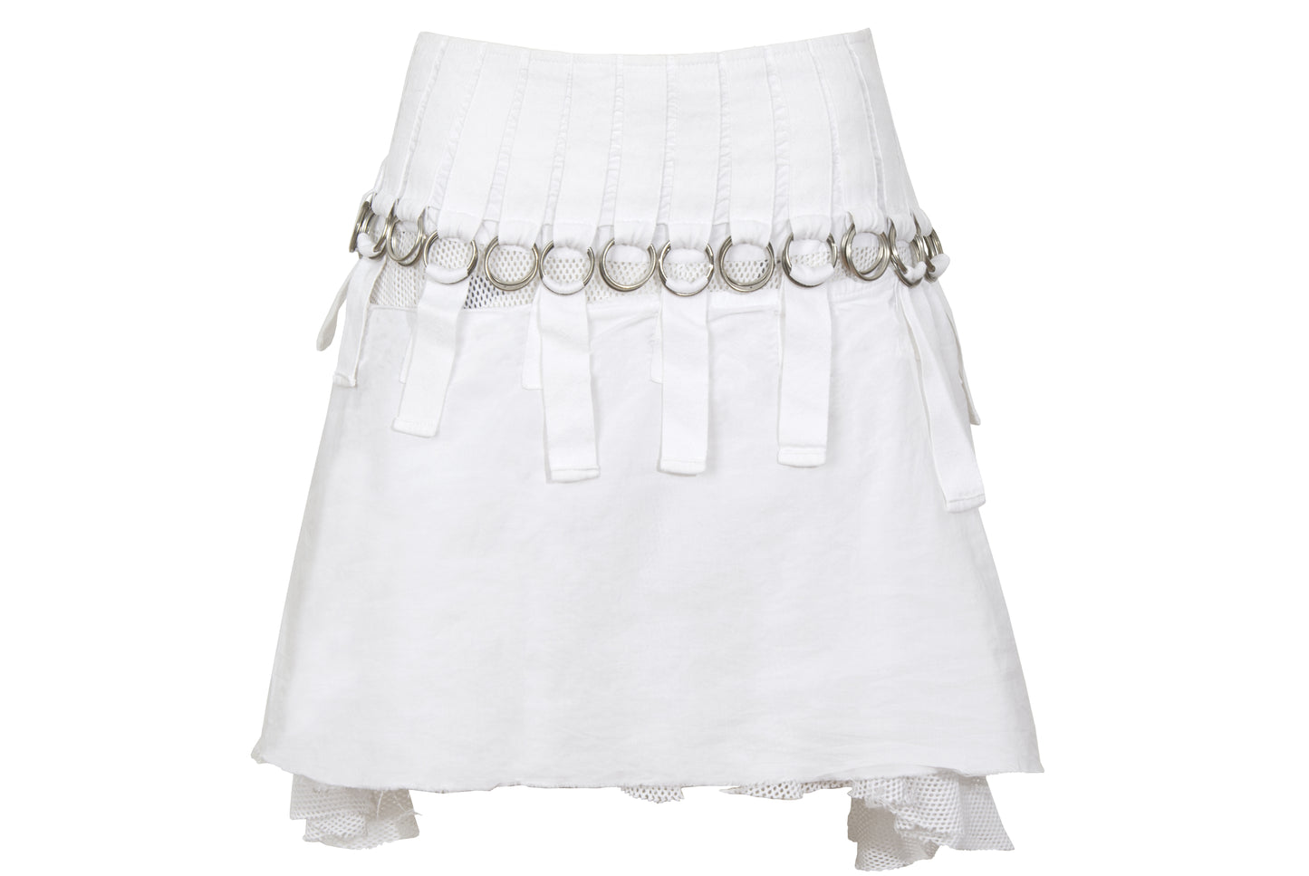 S/S 2004 Diesel StyleLab technical mini skirt with mesh lining