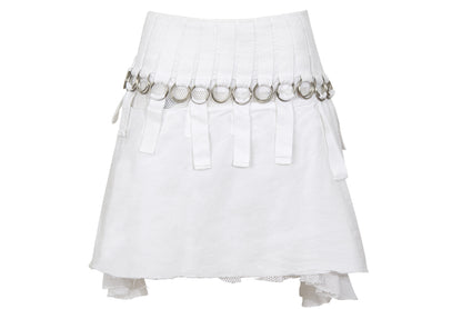 S/S 2004 Diesel StyleLab technical mini skirt with mesh lining