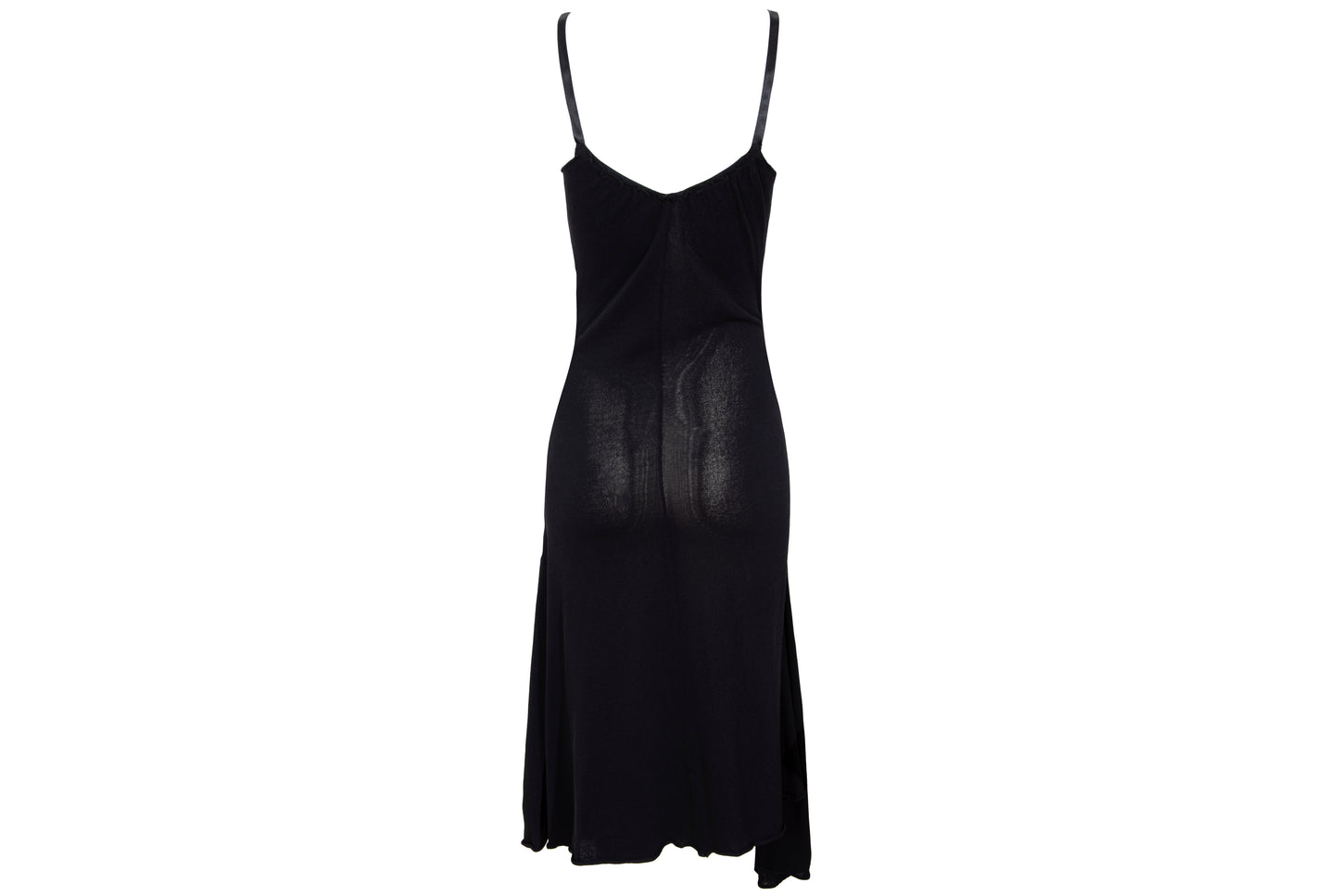 Vintage Italian brand draped asymmetrical spaghetti straps dress - Made in Italy