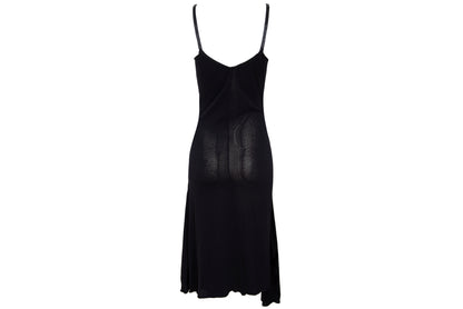 Vintage Italian brand draped asymmetrical spaghetti straps dress - Made in Italy
