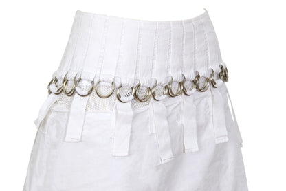 S/S 2004 Diesel StyleLab technical mini skirt with mesh lining