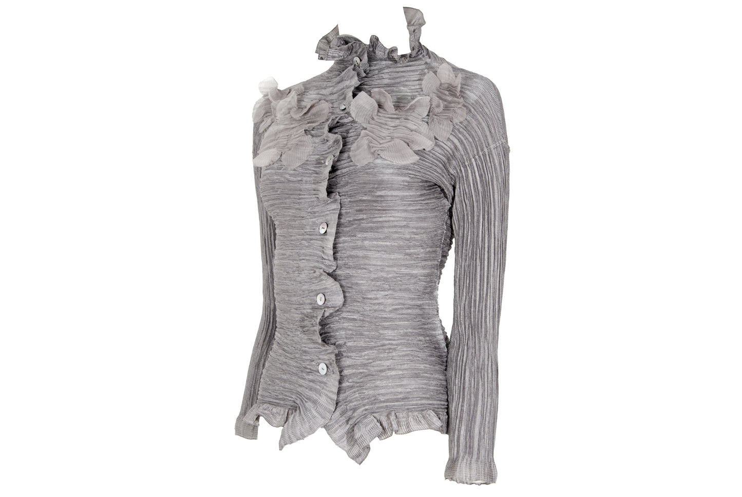Vintage Y.K. PRESE by Yoshiyuki Konishi permanent pleats blouse - Made in Japan