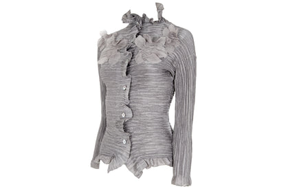 Vintage Y.K. PRESE by Yoshiyuki Konishi permanent pleats blouse - Made in Japan