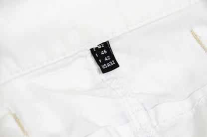 2000s Marithé + François Girbaud white technical utility mini skirt
