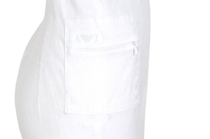 Vintage Armani Jeans linen blend utility cargo mini sleeveless dress