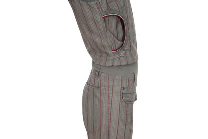 2000s Cop Copine sleeveless flared legs exposed zip utility jumpsuit