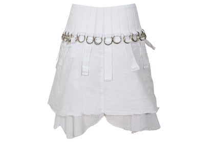 S/S 2004 Diesel StyleLab technical mini skirt with mesh lining